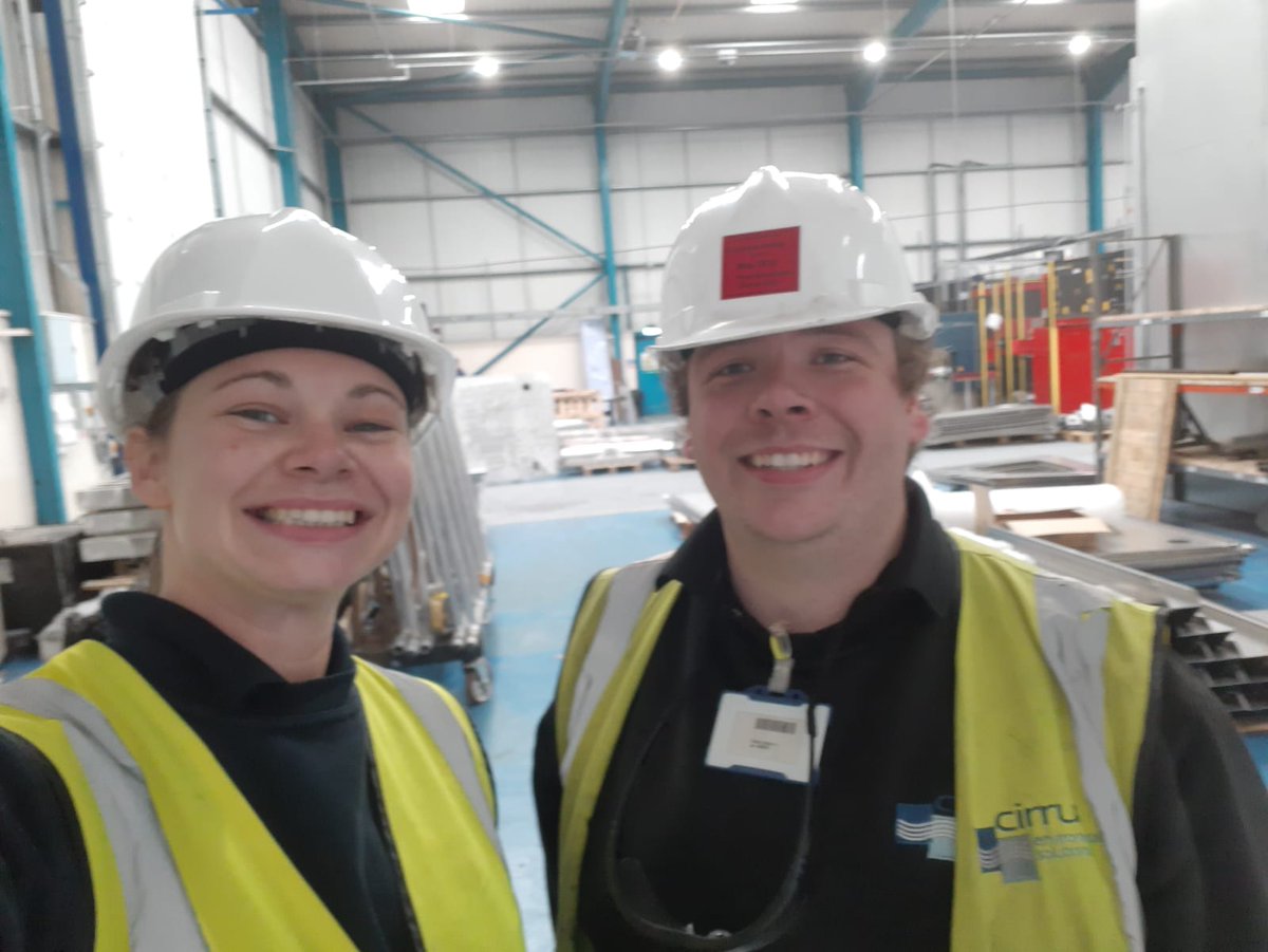 Our newest recruit Danielle, out on site with Paul. #emissions #emissionmonitoring #cirrusenv