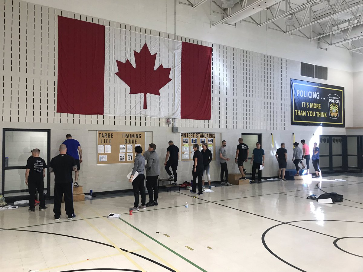 PRPRecruiting's tweet photo. Our recruiters are getting their recertification for #PFPO a PIN Testing Course to assist @PeelPoliceMedia Fitness Unit with applicant fitness testing! @PFPO2016 #FitForDuty https://t.co/kl2Xk2hOTe