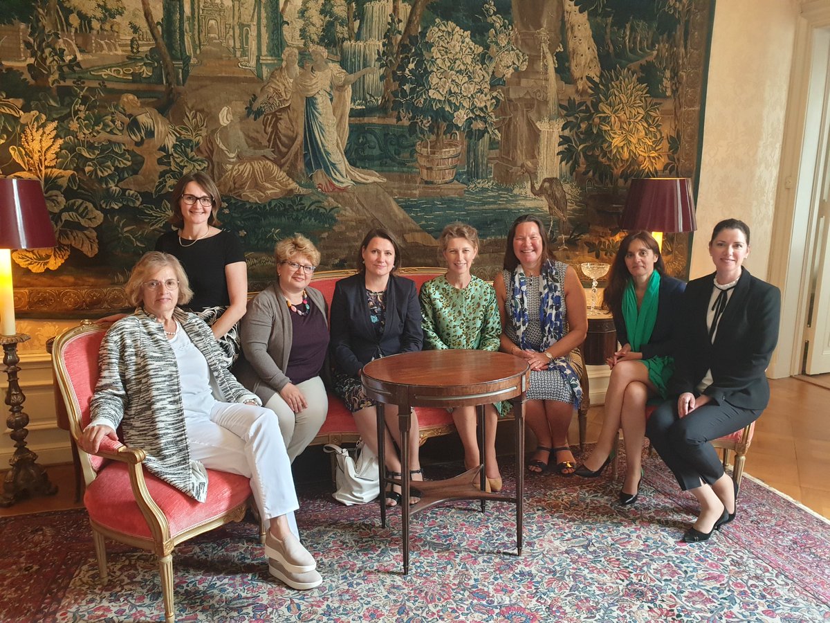 SweAmbVienna's tweet image. Very interesting discussions on the importance of cultural heritage over lunch with @susanlammers from  @RCE_erfgoed and #Coremer ambassadors! Thank you all for a lively discussion