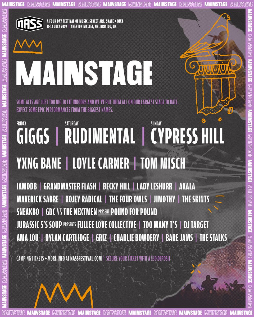 NASSfestival's tweet photo. Ticket are moving fast folks π«π¨
4 Day Camping tickets are going to change into our FINAL tier quicker than you can say #NASSHYPE - with limited tickets remaining!
Still haven't got yours yet? Head to https://t.co/OsI4jecMV1 now to secure your spot π₯ https://t.co/JQqAG4z1Sd