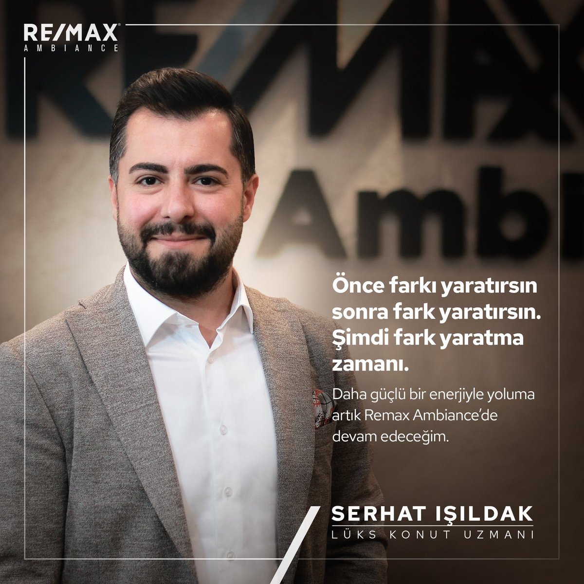 serhatisildak's tweet photo. Doğru ve kazançlı yatırımlara en iyi şekilde aracılık için faaliyetime Bursa’daki köklü @Remax ofislerinden @RemaxAmbiance çatısı altında devam edeceğim.Bu gelişmeyi sizinle paylaşmaktan mutluluk ve heyecan duyuyorum. #serhatışıldak #gayrımenkuldanışmanı #remax #remaxambiance https://t.co/kcwVnfWvVE