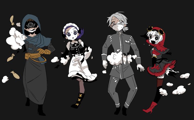 「black footwear maid」 illustration images(Oldest)