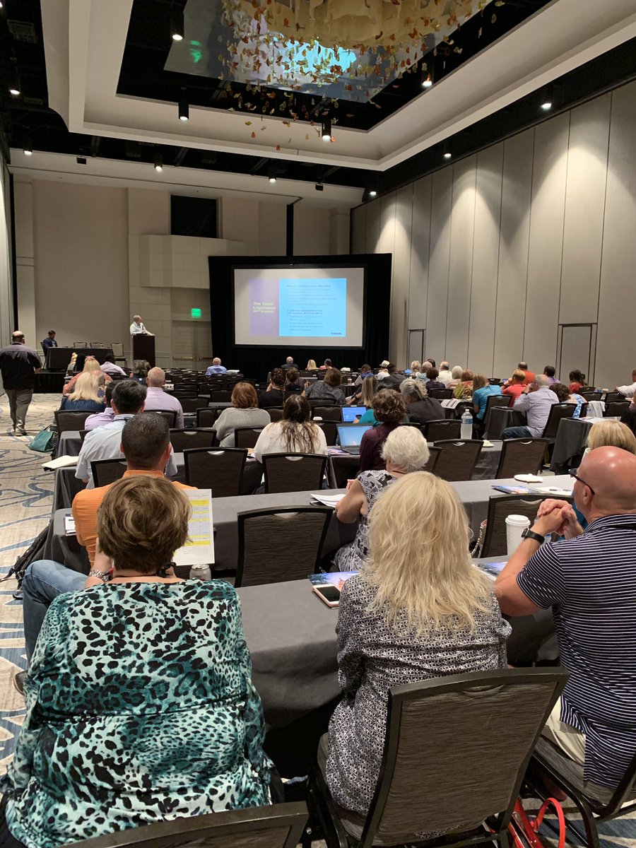 TXHCA's tweet photo. Good Morning! TXHCA’s Director of Government Relations, Scot Kibbe, presents “86th Legislative Session Review” at today’s General Session. #TXHCASummer19 https://t.co/3bN6qRdU7L