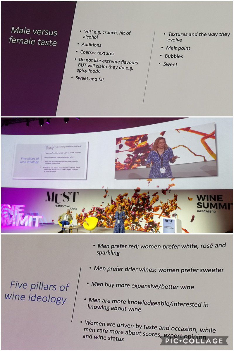 patticapoferri's tweet photo. Great speech about #women and #men #taste @FelicityCarter @MUSTwinesummit
#gender #wine #humanwine
#vinoumano #mustfermentingideas
#winesummit2019 #WineWednesday #winelovers https://t.co/tWpvuT5C8V