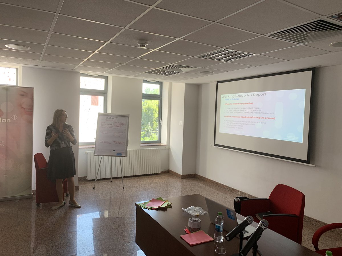 leviathanmk's tweet photo. #SheldonBucharest @COST_SheldON presenting WG4.3 report and conclusions of the meeting, after a very productive day! https://t.co/BiN4bQ0Ovd