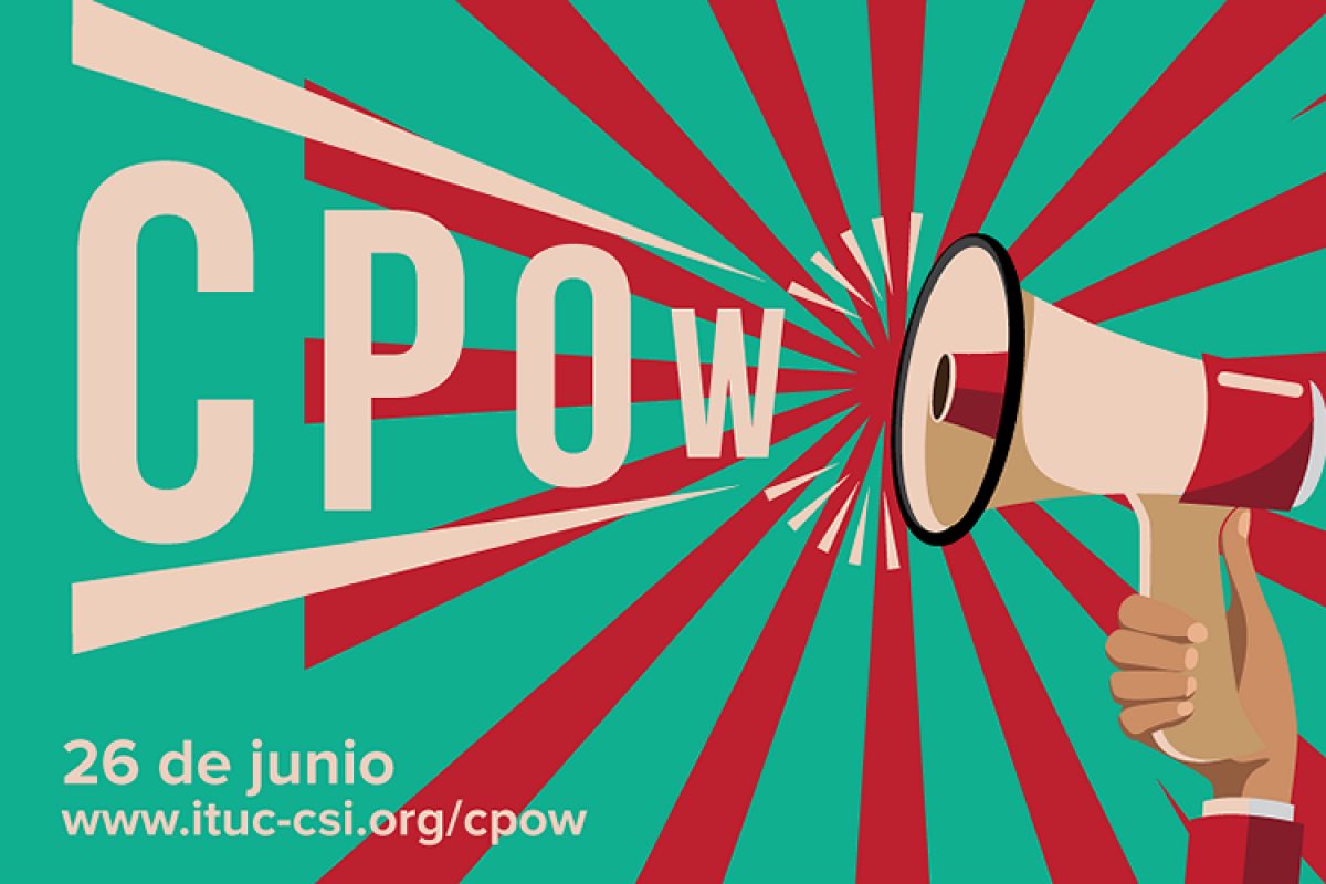 CCOOServMad's tweet photo. Día Mundial de Acción Climática en los centros de trabajo #26June
Personas trabajadoras y sindicatos de todo el 🌍 nos unimos para proponer y exigir actuaciones inmediatas contra el #CambioClimático antes de que sea demasiado tarde #cPOW #ClimateProofOurWork https://t.co/vnNEZeIm1W