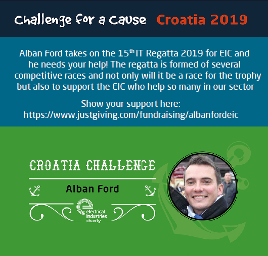 ECSydenham's tweet photo. Challenge for a cause! Croatia 2019

Alban, our branch manager, will be taking part in the 15th IT Regatta 2019 for #EIC, who support so many in our sector. The race is on for that trophy! 

To show your support, check out Alban's Just Giving page: https://t.co/2H0CR0l2KP https://t.co/J4x01oMyHb