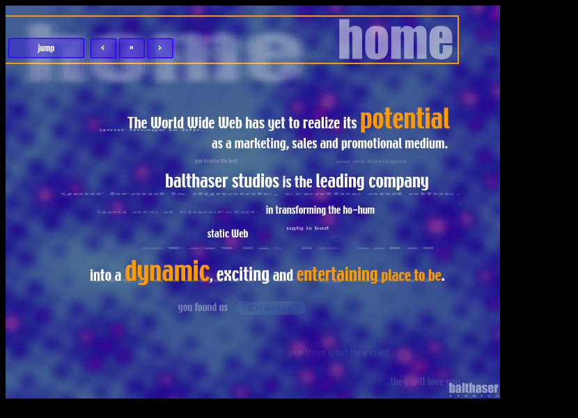 WebDesignMuseum's tweet photo. Do you remember what Flash websites looked like in the 90? Visit our exhibition Flash websites 1996 – 1999!
https://t.co/9ckCXjuAcw
#Gabocorp #NRG #derBauer #BalthaserStudios #Zombo #Zombocom #Flash #WebDesign #Website #InternetHistory #90s https://t.co/AtqmkwSLXf