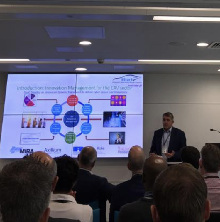 Axillium's founder, Will Searle, showcasing e-Volution - our Digital Innovation Platform