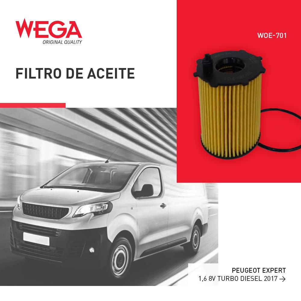 🚘 ¡Al momento de reemplazar el filtro de aceite de tu #Peugeot Expert colocá #Filtros #Wega! 😉

#AhoraElFiltroEsWega #FiltroDeAceite #PeugeotExpert