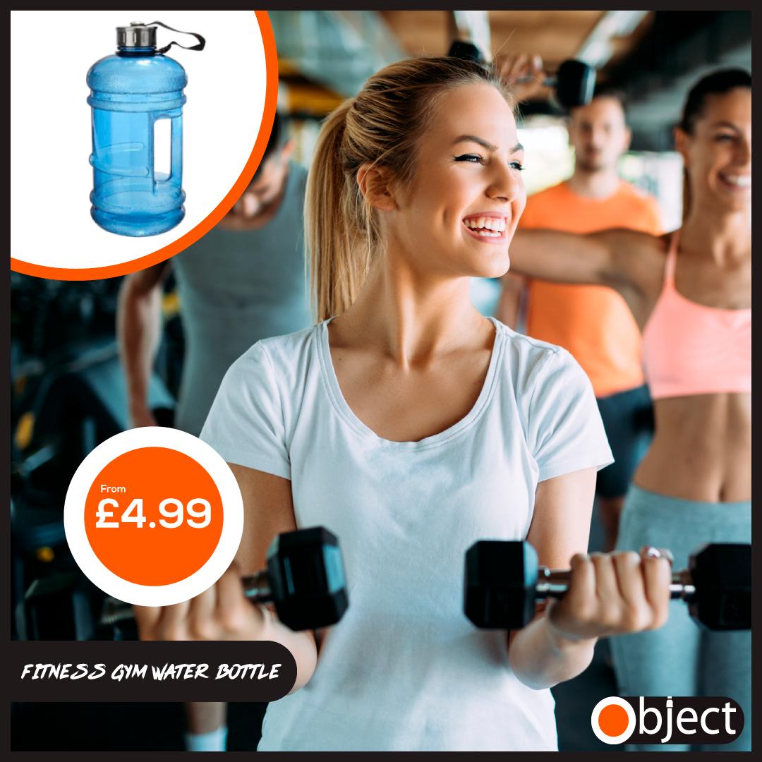 Objectproducts's tweet photo. Keep your drink close to hand with this sturdy plastic drinking bottle. The tough plastic design, large handle and spacious 2.2 litre capacity make it ideal for long sessions in the gym. #ObjectProducts #NewProduct #Products #Design #Gadgets #Gifts #Bargain #Value https://t.co/PbOp5TQZp8
