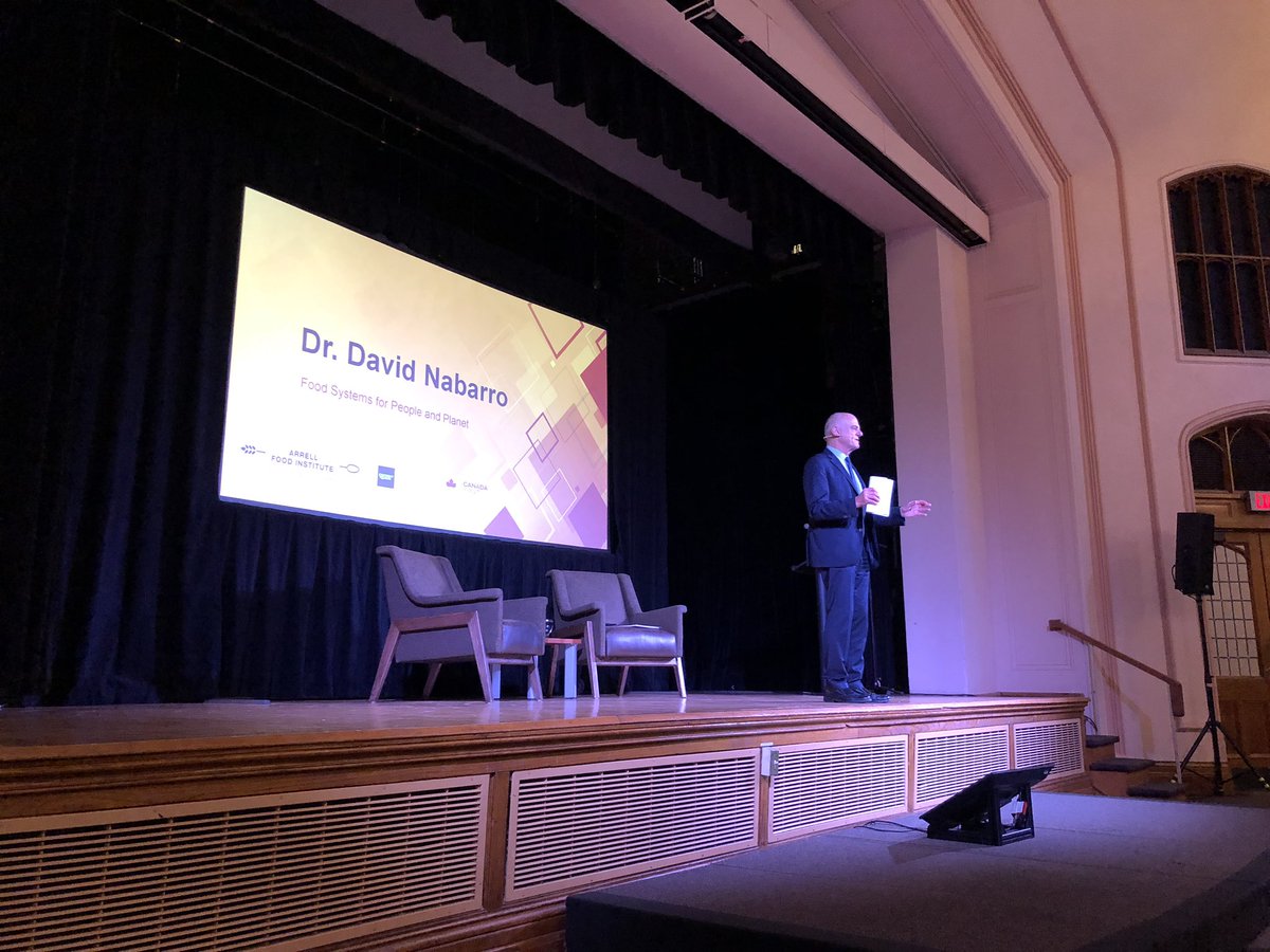 Dr. <a href="/davidnabarro/">Dr David Nabarro</a> advocates for a system approach to ensure people and the planet are healthy and well fed. Communication between all players will be key to making this a reality, he says. #agrifoodX