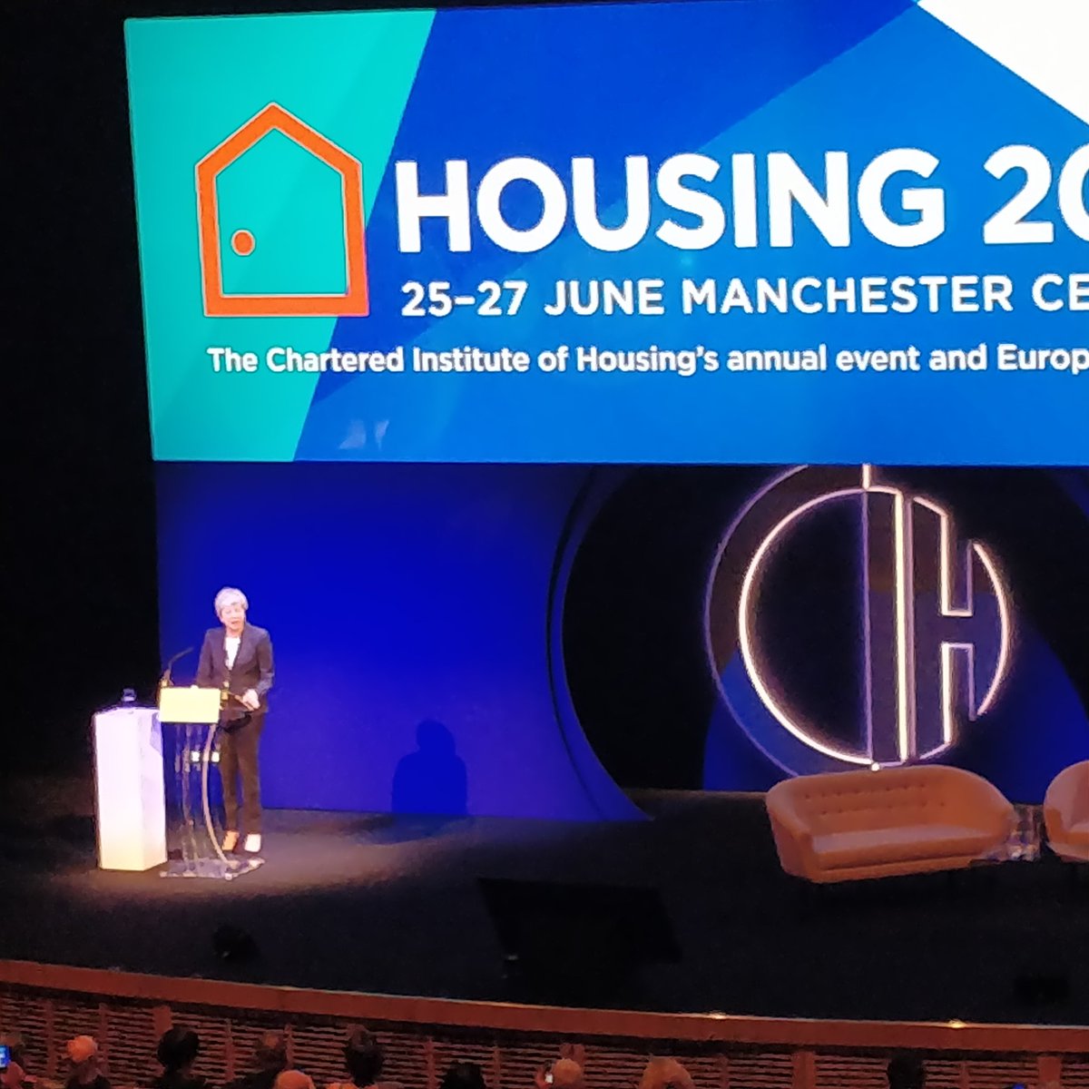 Good to hear Theresa May's stance on affordable housing,the chance for local authorities to now build new homes.  #Housing2019