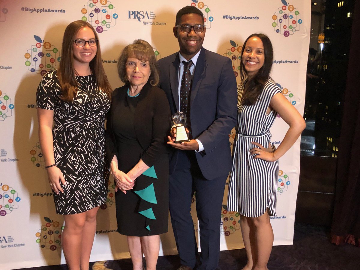 FINNPartners's tweet photo. We’re honored to receive the recognition from @PRSANY at the 2019 #BigAppleAwards. We remain passionately committed to innovation in integrated marketing and diversity and inclusion! #FPDiversity

Read more: https://t.co/DN6b4502Qd https://t.co/1xBjY0q6Sn