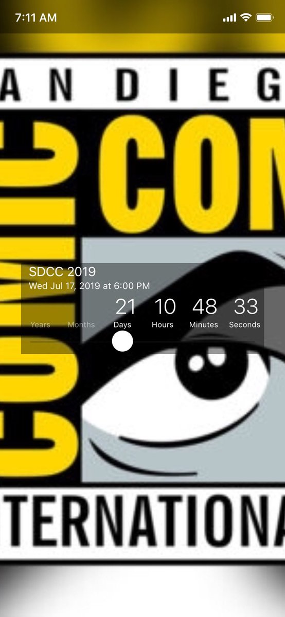 CSSully's tweet photo. Countdown: #SDCC2019: 21 days, 10 hours, 48 minutes, 33 seconds.
This is why #ComicConFit & #WorkoutWednesday are so important!! I’ll be ready for #SDCC50!! #SDCCFit https://t.co/2UcjxPNK4Q