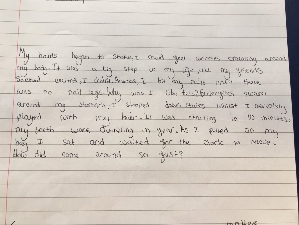 KingsmeadENG_'s tweet photo. We were impressed with the writing from Year 6 students in their brief English taster session. We are looking forward to seeing more of this next year #iamkingsmead #innovative https://t.co/iWSahiy00D