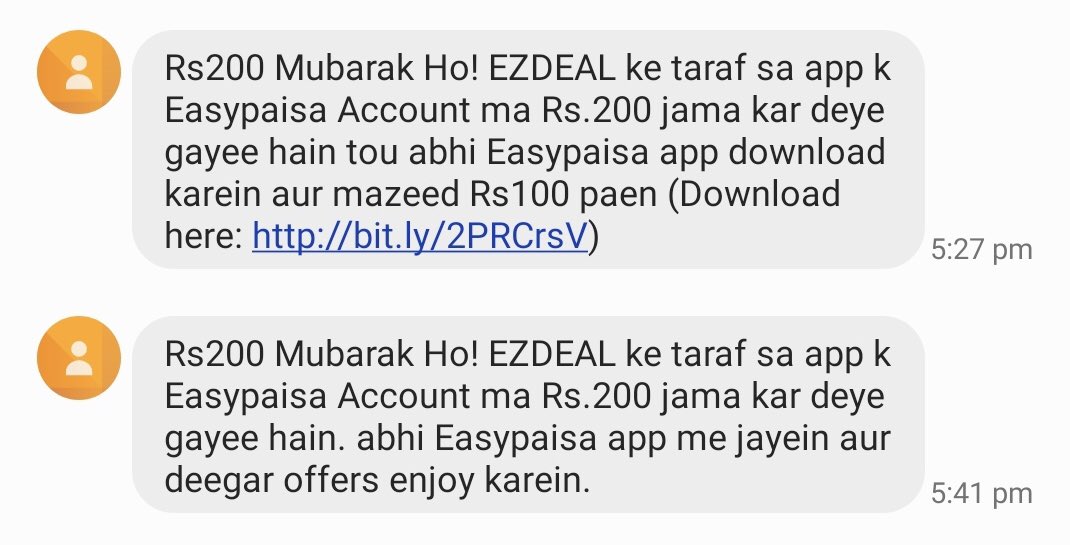 Ezdealzpakistan On Twitter All Winners Of Easy Paisa Questions Today Have Recieved This Message If You Have Recieved This Sms Than Your Winning Amount Is Ready All You Have To Do Is Download