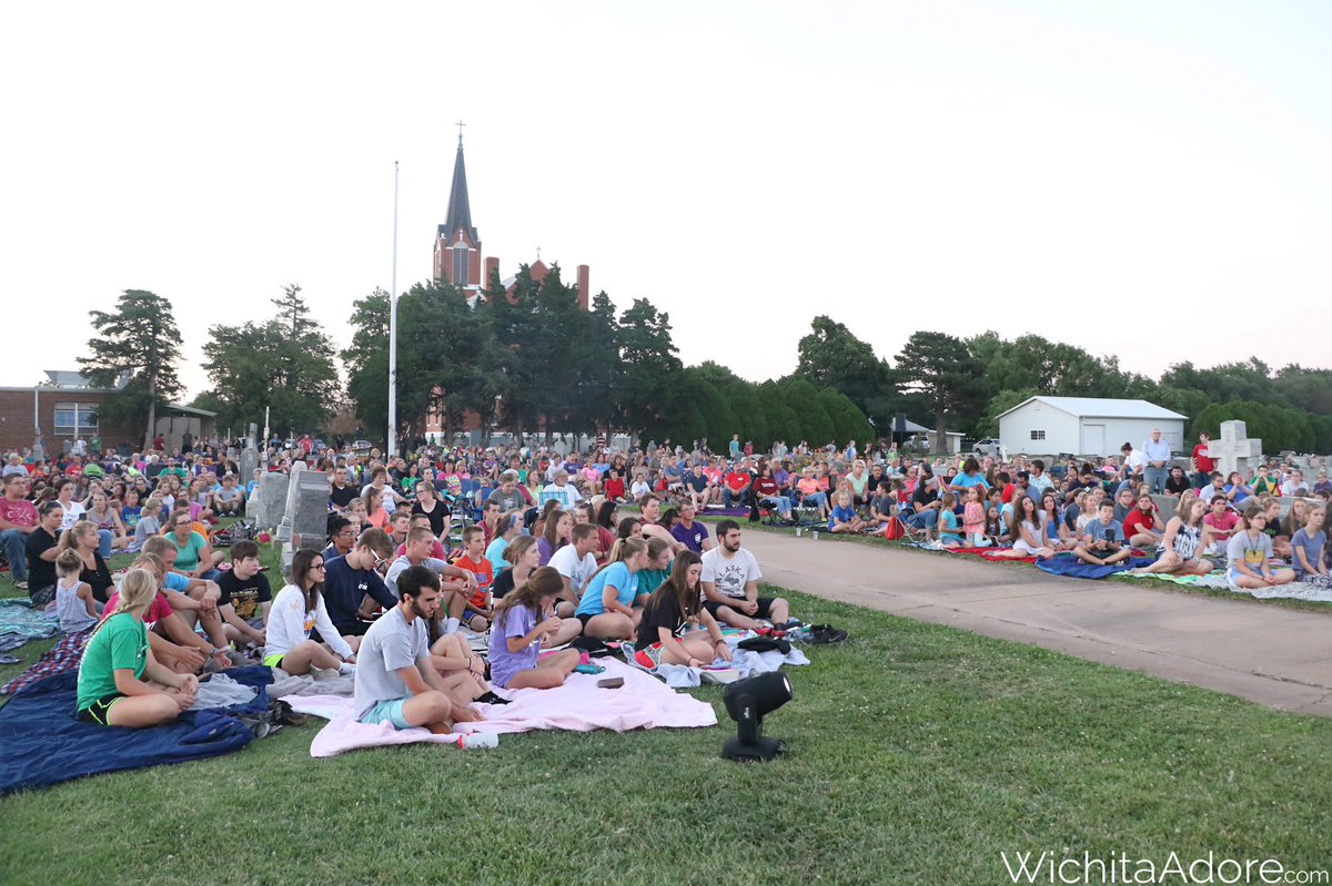 WichitaAdore's tweet photo. We’re ONE WEEK away from one of our favorite events of the year 🙌🏻🙏🏻 Will you be at Adoration Under the Stars? https://t.co/ZAor5aTYj6