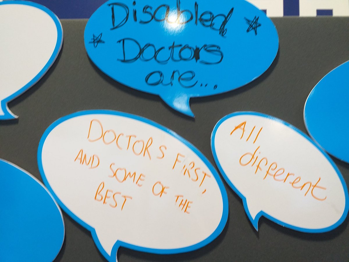 #DisabledDoctors 'are doctors first, and some of the best': couldn't agree more #ARM2019 ♥️