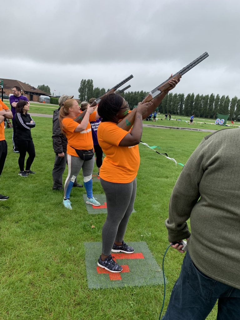 Shes_AnEngineer's tweet photo. LASER CLAY SHOOT challenge.... Ready... aim ... SHOOT #BLTDC2019 https://t.co/gSb3WGlAjq