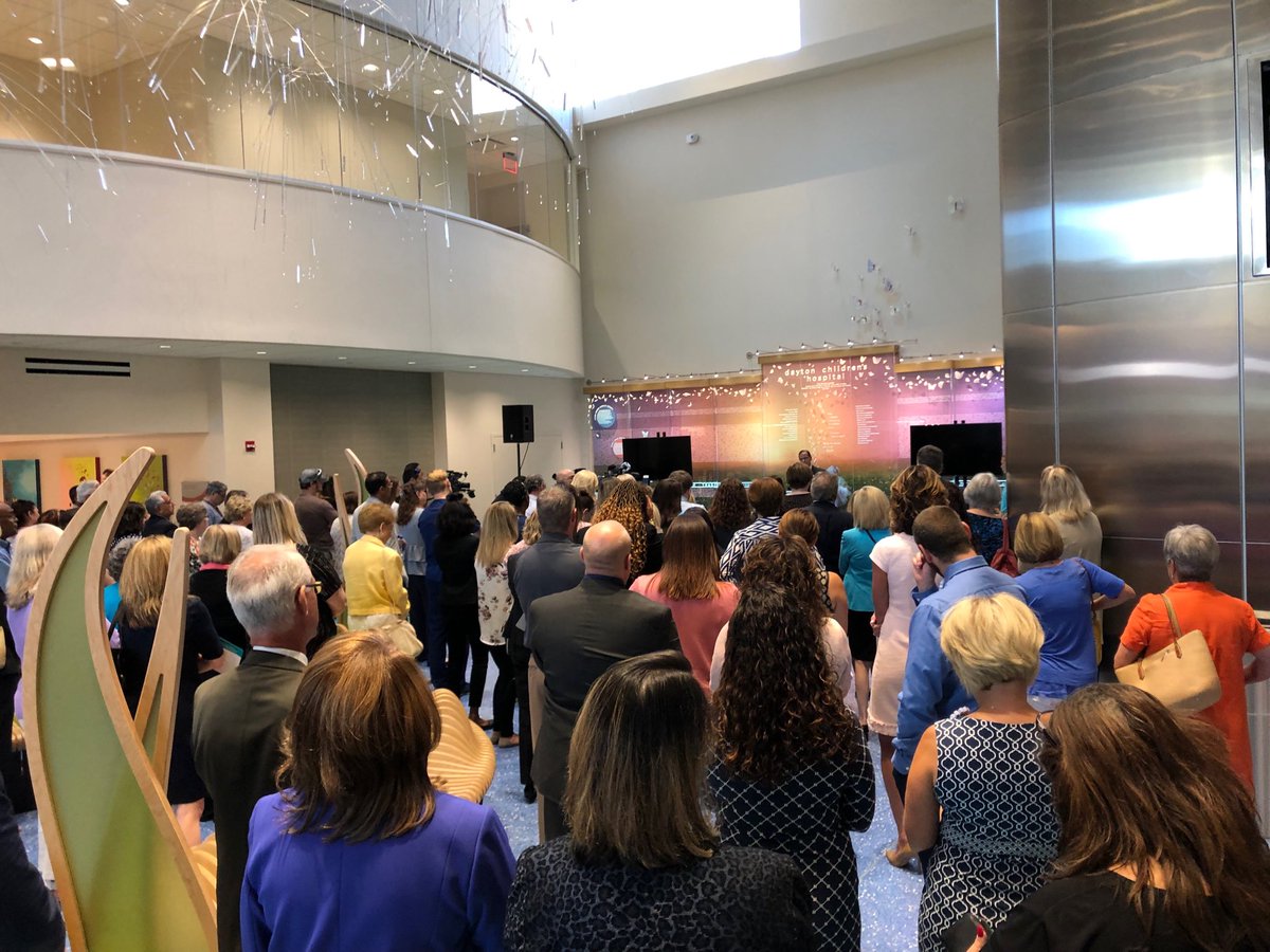 Incredible turnout for the dedication of ⁦@DaytonChildrens new inpatient Behavioral Health unit! #aboveandbeyond4kids