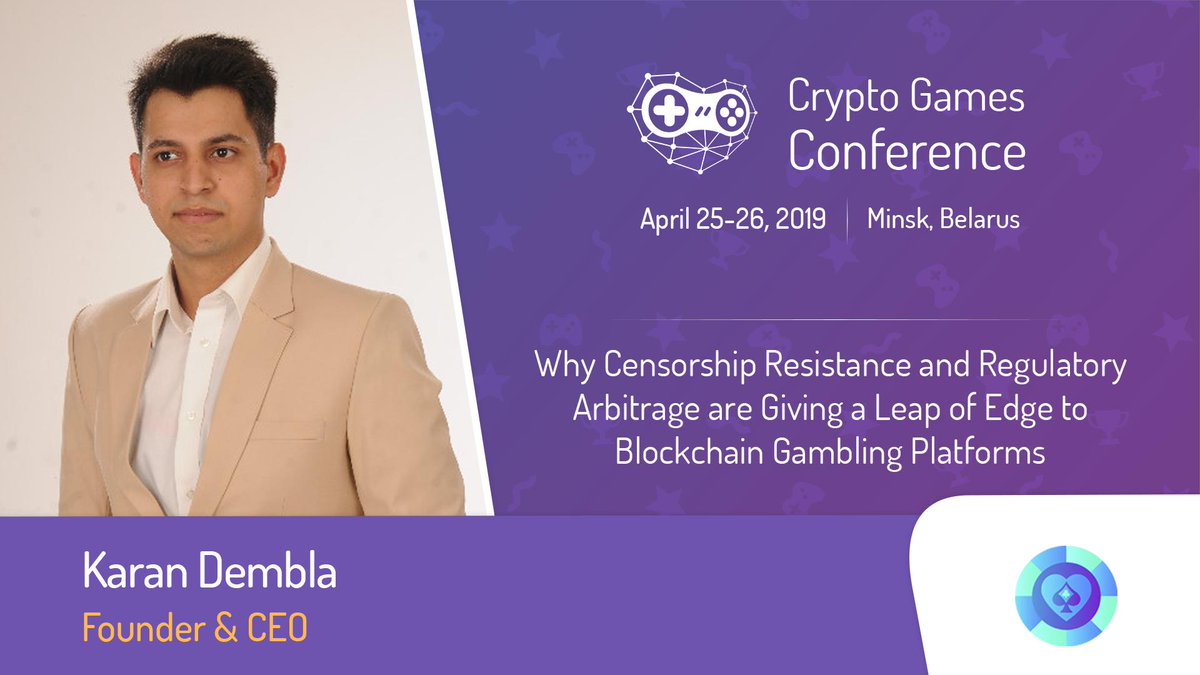 It's time to watch a video of one of <a href="/CryptoGameConf/">Crypto Games Conference</a> speakers - Karan Dembla from #ZoloPoker. Karan explains why #censorship resistance and #regulatory #arbitrage are giving a leap of edge to #blockchain #gambling #platforms.

youtu.be/WBTT7JalhB4