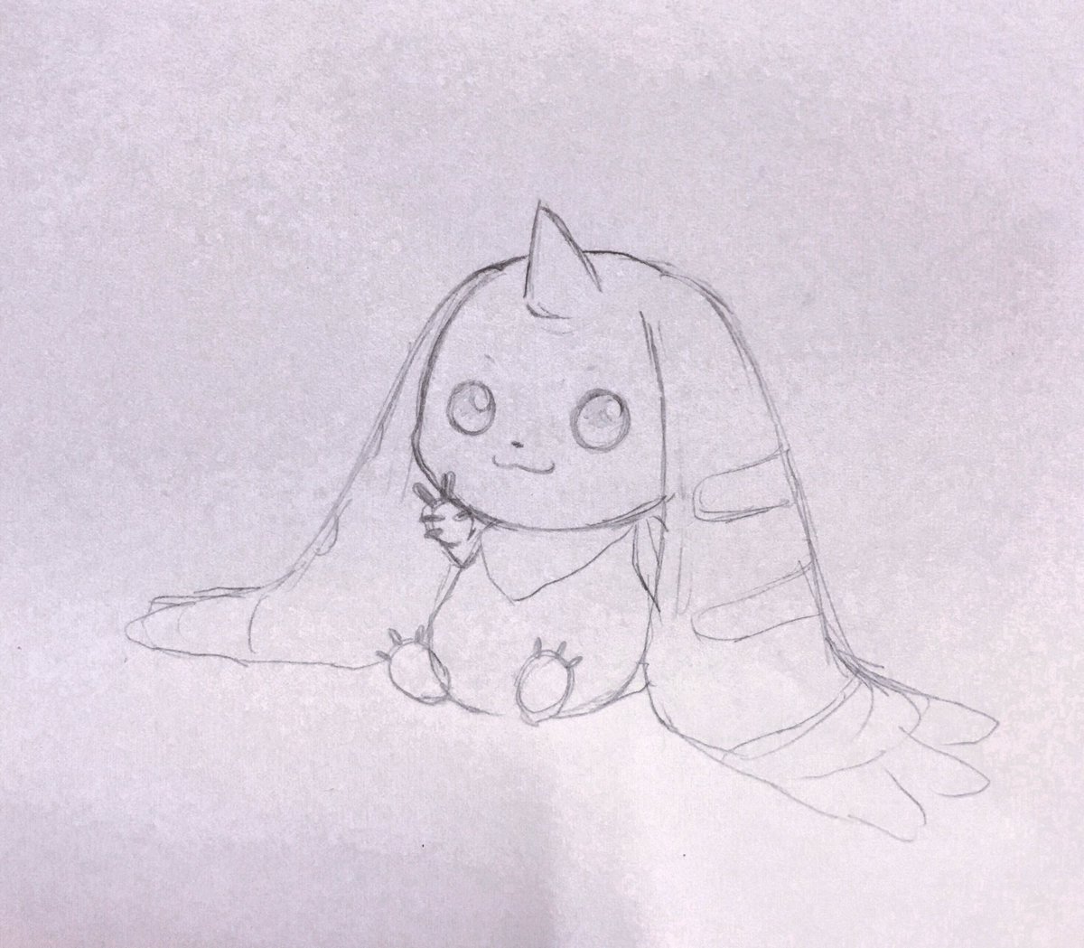 やまさんげ 今日はデジモン22周年の記念日らしいじゃないですか 急ごしらえですが 記念イラスト描きました 22でにゃーにゃーということで テイルモン選びました かわいい テリアモンは描きたかっただけです かわいい 最初は別々に描いてたんですが