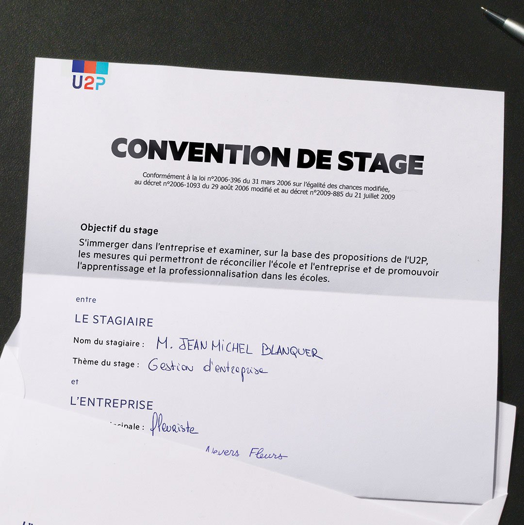 Chers membres du gouvernement, vous avez reçu une offre de stage. Pour que vous puissiez mieux comprendre les entreprises de proximité et prendre les mesures adaptées, nous vous invitons à découvrir leur quotidien. Votre mission ici : stagiairesu2p.fr #stagiairesU2P