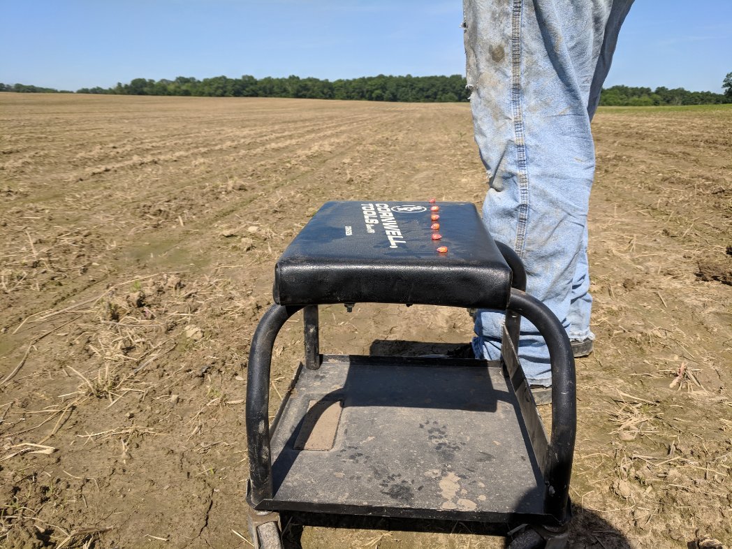 Pushing our #corn to make sure it's knee high by the 4th of July. #noplant19 #plant19 #farmlife
