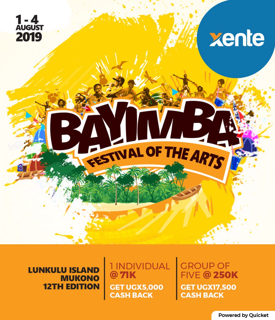 Eric_Of_1691's tweet photo. This year's Bayimba will be a blust! With performances by Juliana, Adekunle Gold, Black Koffee and more! And @xente_app is ready to gift you with kickbacks on every ticket you get on their platform. It's gonna be lit🔥 #Bayimba2019 https://t.co/EXPUvrpo59