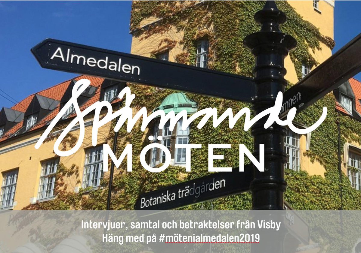 gunnaro's tweet photo. Vem vill du lyssna på i höst? På söndag drar intervjupodden #spännandemöten till Almedalen. Vi kommer att göra två nya avsnitt, träffa potentiella poddgäster och göra kortrapporter från årets viktigaste möten. Häng med på #mötenialmedalen2019 https://t.co/Uu3UJudvbQ