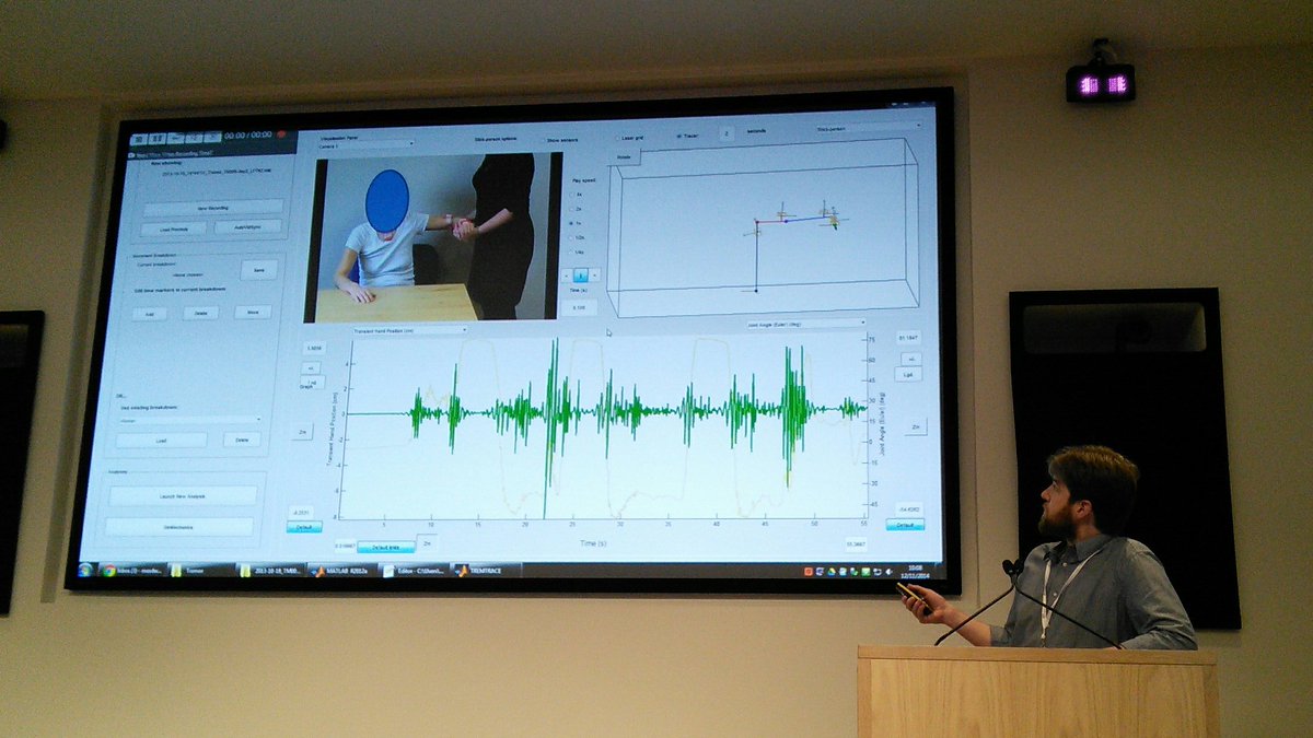 markplumbley's tweet image. Next talk: David Western - Personalised post-processing of tremor measurements to detect changes in symptoms #Human_Motion_Analysis