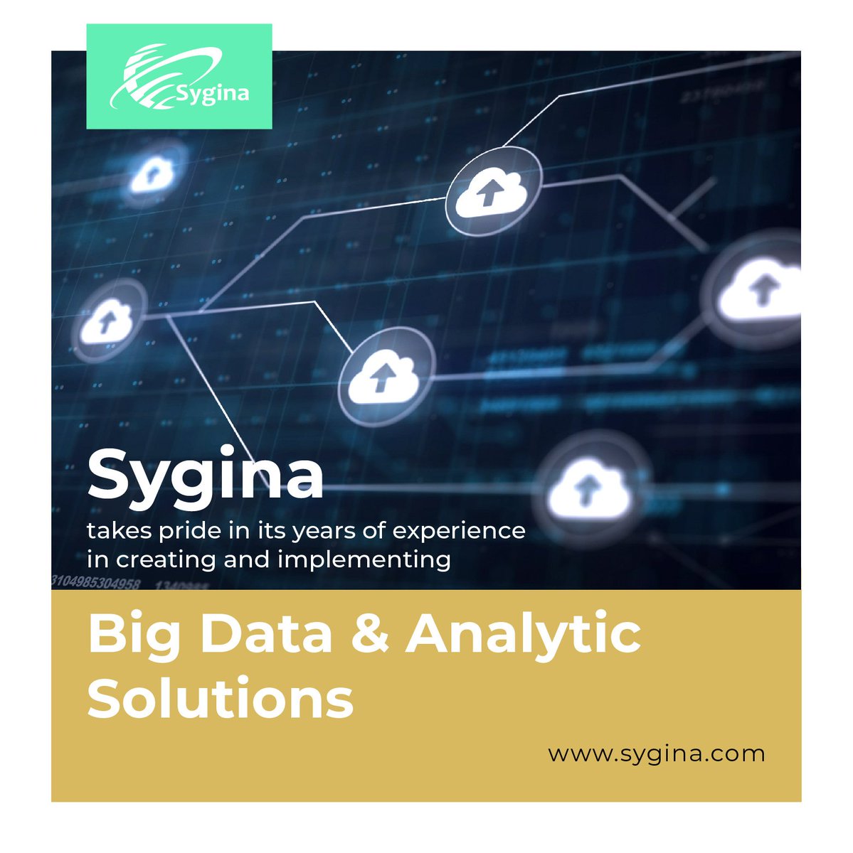 SyginaDataSystm's tweet image. Big Data and Analytics in your Enterprise

To Learn More: bit.ly/2HDghY 

#WednesdayWisdom #WednesdayMotivation #CloudComputing
#Cloud #Sygina #AI #IoTChain #MachineLearning #SaaS