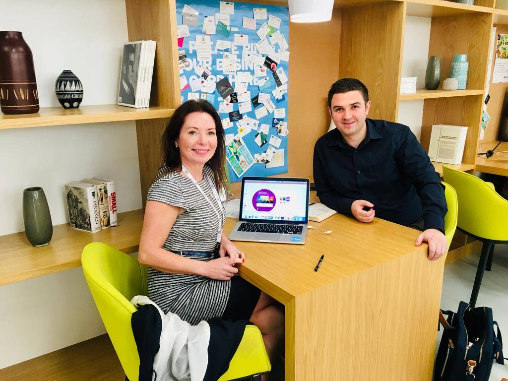 Bucks Bizz members do business by building relationships each week both during our Thursday events and at 1-2-1 meetings. Here's our print guru Lee of Print n Projects and Shivvy from Crisp Digital