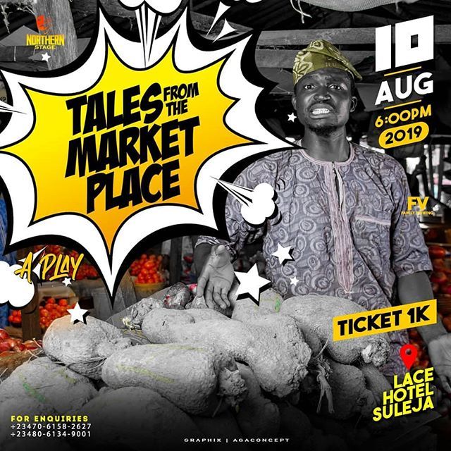 itsduza's tweet photo. "If we dont sell today we will sell tomorrow"

I urge you not to miss this one. It is not only educative, but also entertaining. Tales from the market place (The play) by @northernstagetheatre

#Aplay #Opera #Stageplay #theatre #drama #tfmp #Edutainment … https://t.co/vhYCJ5qyjy https://t.co/Z4cjNglIjK