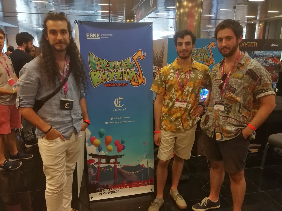 Seguimos probando juegos, y en <a href="/CronistaGames/">Cronista - Virtual Rhythm</a> presentan Virtual Rhythm Bango's Party, juego de ritmo musical con monos adorables que espera contar con 15 minijuegos de ritmo distintos. Actualmente busca financiación. #GAMELAB19