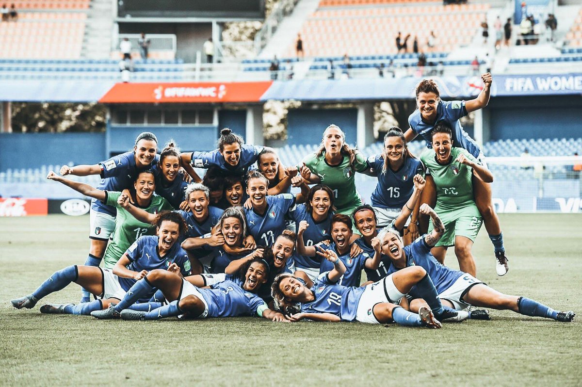 A Chinese wall stood between the #FIFAWWC Quarter-Finals and the Italian National Women's team, but thanks to a great performance the <a href="/AzzurreFIGC/">Nazionale Femminile di Calcio</a> and our <a href="/cristianagire/">cristiana girelli</a> managed to break down that wall and win!
How far do you think the #Azzurre can go? #RagazzeMondiali