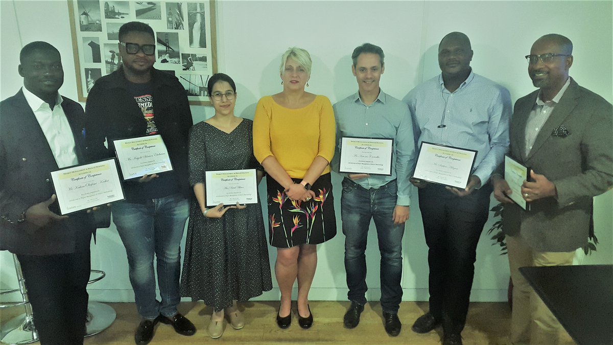 TrainingRooms's tweet photo. Big Congrats to all the delegates at the just concluded Project Management Training Course @TrainingRooms .Thank you to our hosts @CodubGroup and @balanceglobal https://t.co/UTGm3EP5qZ
