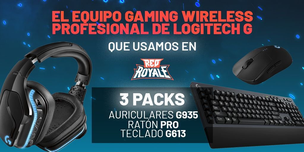 ¿Quieres despedirte de los cables y jugar como un PRO? Participa en el SORTEO DE 3 PACKS TURBO WIRELESS LOGITECH (1500 € EN TOTAL), ¡EL EQUIPO QUE USAMOS EN RED ROYALE! ¡Pinchad en el enlace para ver cómo participar! (Secreto, RT para más papeletas) 🐼 gleam.io/UTbKQ/sorteo-t…