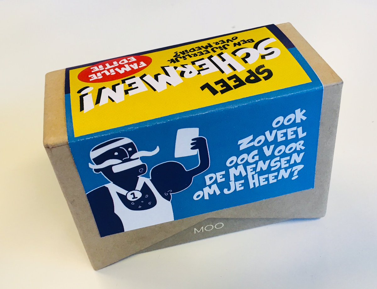 Bijna af 👌 #Schermen! Een discussiespel voor families over #mediagebruik. De eerlijkste speler wint! 

Waarom maken we dit? 
Lees maar: medium.com/familie-van-fo… #mediawijsheid