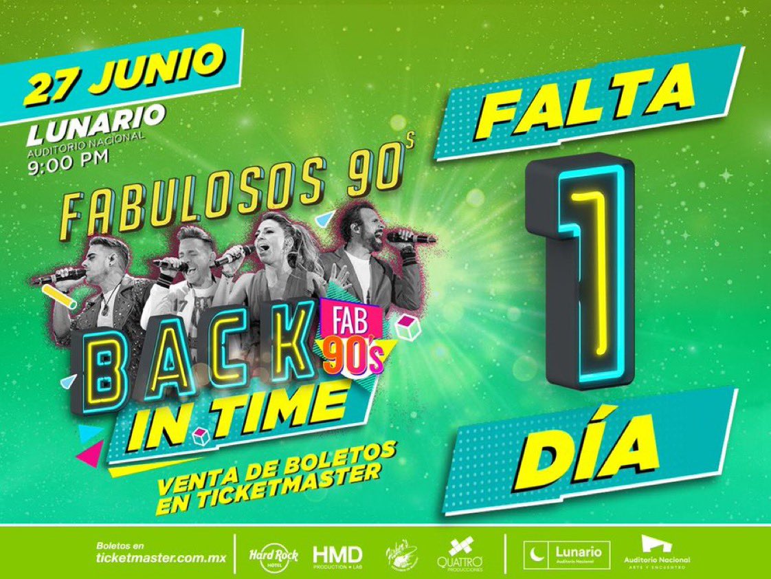 roypizarro's tweet photo. ¡La emoción corre por nuestras venas! MAÑANA es el GRAN DÍA 😱 🖤 ¿Listos para disfrutar de la mejor fiesta noventera en #BackInTimeTour? 💥  @Lunariomx 9PM ¡Ahí nos vemos! 😎 >> https://t.co/zFycx6BsEa https://t.co/UngE9yuWnw