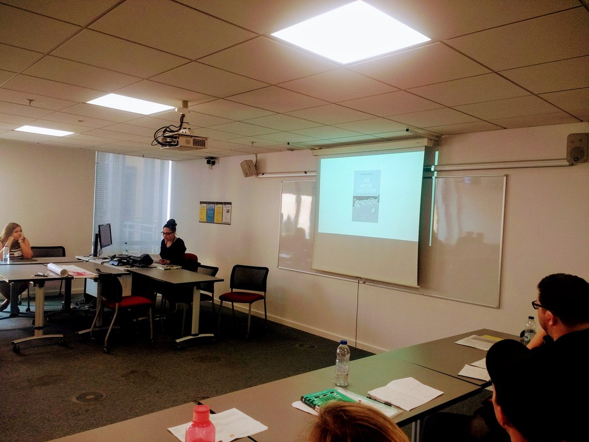 comicsurbanLA's tweet photo. @HelenBlejerman giving a part performative presentation of her #graphicnovel 'Tito and the love letters' #clacconf19 #mexicocity #veracruz #mexico https://t.co/kZOBcnrvT3