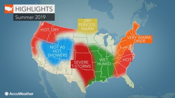 Temperatures could be 3-5 degrees above average in the Northwest this summer. Find the AccuWeather summer forecast for your area at bit.ly/2V6PZ9A.
