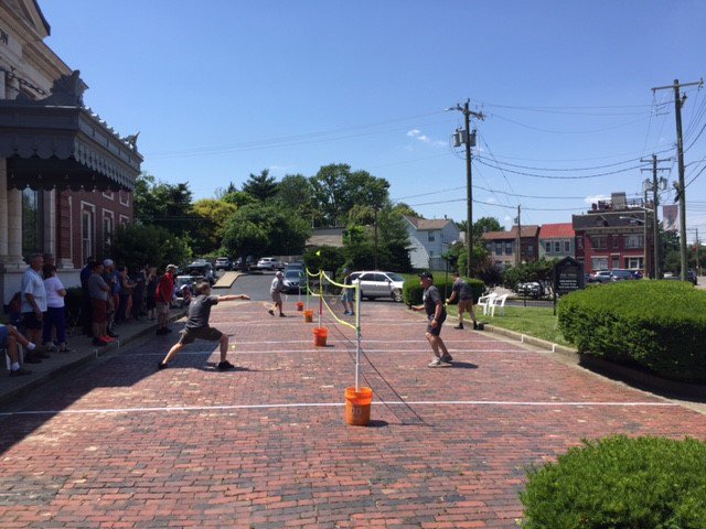 Best #badmintonbrawl around. June 28th, 2p. Who's comin'? <a href="/RenaissanceCov/">RenaissanceCov</a> <a href="/greenlinesalon/">greenlinesalon</a> <a href="/pplslbrty/">People's Liberty</a> <a href="/Leftbankcoffee/">LeftBankCoffeehouse</a> <a href="/RoeblingPointBC/">Roebling Point B&C</a> <a href="/ThePointArc/">The Point Arc</a>
