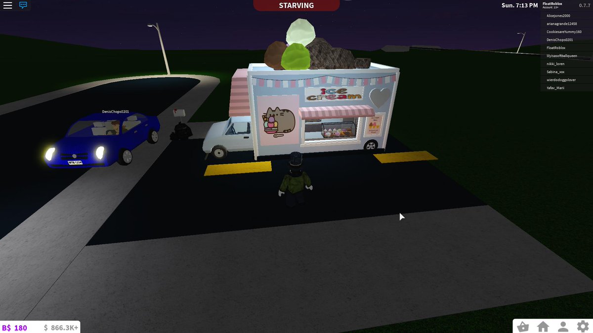 Float On Twitter Ice Cream Truck Froggyhopz Rblx