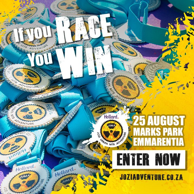 If you ride, you win! Each #HollardJUMA2019 race entry receives a medal for completing the course. Enter today and experience a new side to your city! bit.ly/2J87Q8O