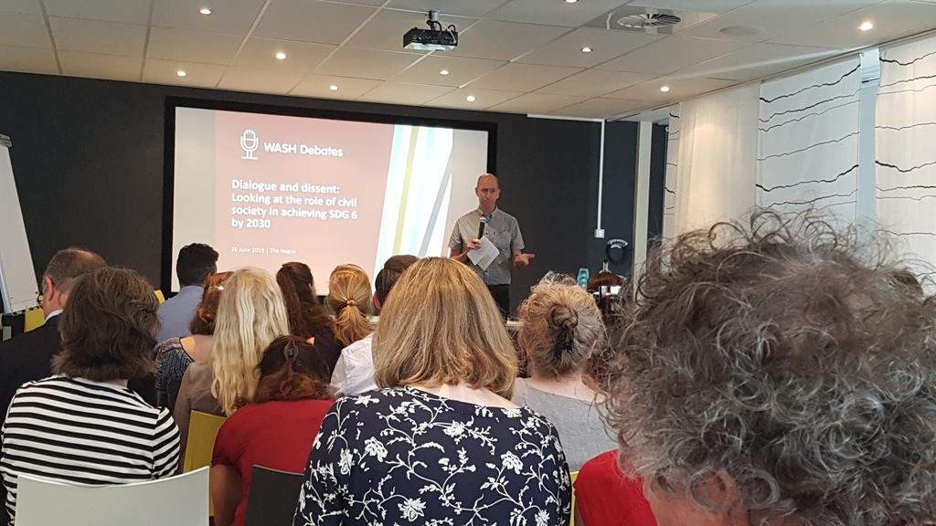 VeravdG's tweet image. Setting the scene for the dialogue and dissent: Looking at the role of civil society in achieving SDG 6 at the #WASHdebate @ircwash @ircpatrick