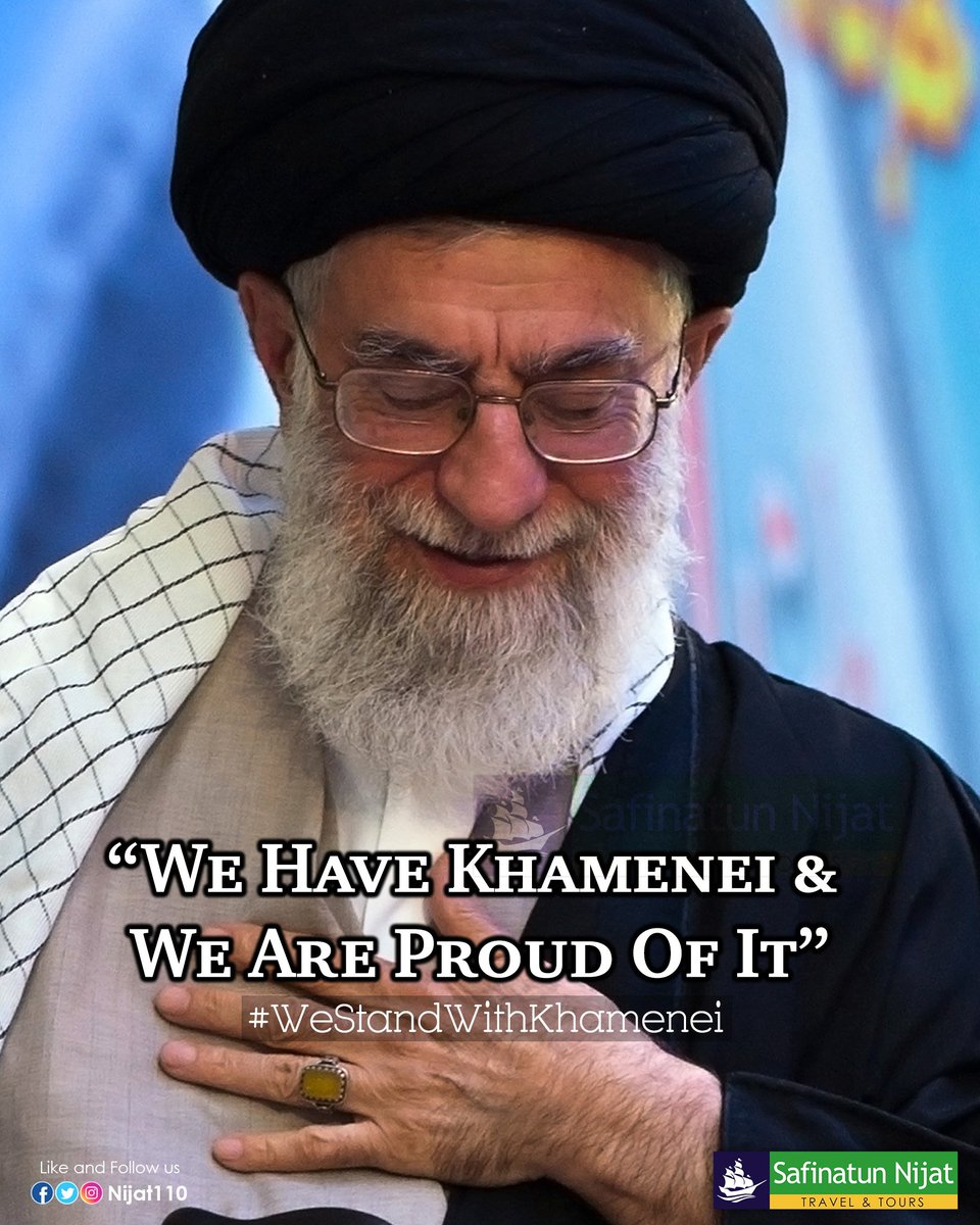 Nijat110's tweet photo. ''We Have Khamenei And We Are Proud Of It.''
#WeStandWithKhamenei https://t.co/DCg1Jpi4Op