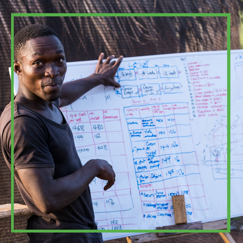 SoBGreen1's tweet photo. Opata, our 🍃Agronomist🍃  giving one of his numerous fascinating lectures to our farmers on how to be sustainable and grow purely organic vegetables for your So-B-Box.
#FarmerEmpowerment #sobbox #organic #farmertotable #accra #madeinghana #local #healthy https://t.co/44mCjRGES5