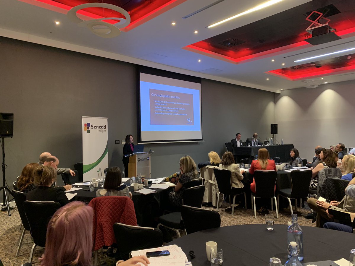 KE_Conferences's tweet photo. Cath from @GowerCollegeSwa sharing a FE perspective on employability #EmployabilityWales #SeneddInsight https://t.co/STQ0qo8Ni0